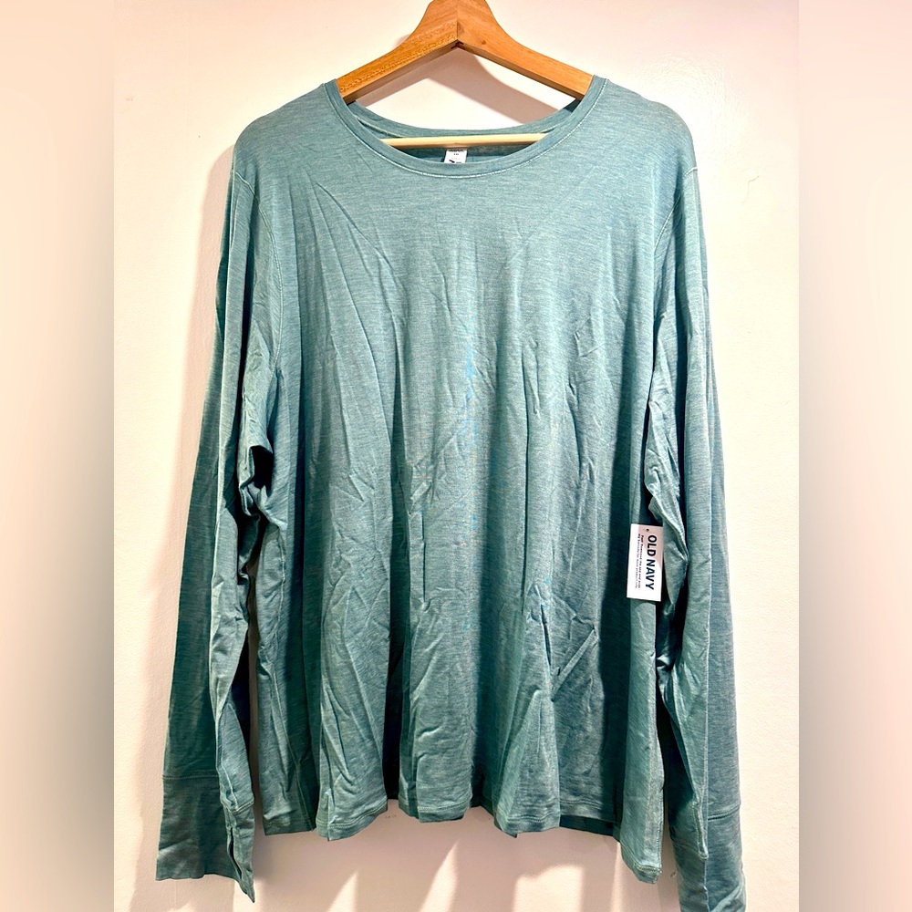 Old Navy UltraBase Merino Wool Long-Sleeve Base Layer T-Shirt for Women / XXL